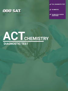 ACT SUBJECT CHEMISTRY DIAGNOSTIC TEST