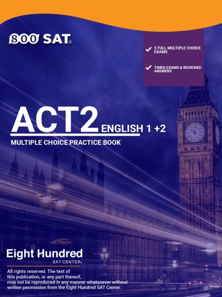ACT Subject Test English 1+2 Practice Book