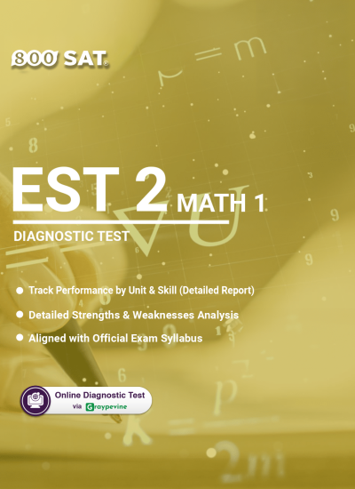 EST 2 HS Math 1 Diagnostic Test