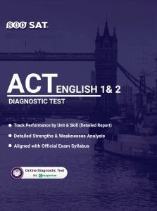 ACT Subject Test: English 1& 2 Diagnostic Test