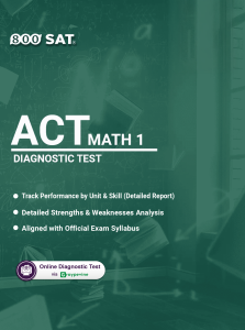 ACT Subject Test Math 1 Diagnostic Test