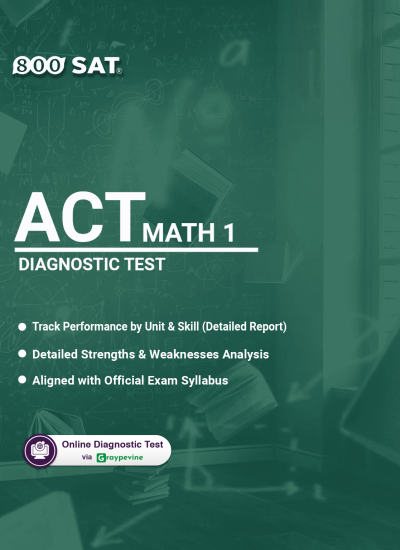 ACT Subject Test Math 1 Diagnostic Test