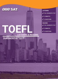 TOEFL Diagnostic Test