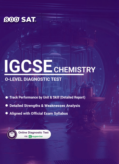 CHEMISTRY IGCSE O-LEVEL DIAGNOSTIC TEST