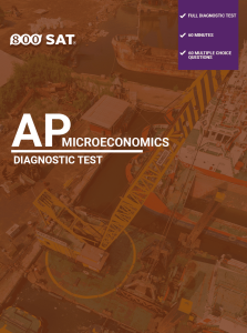 AP Microeconomics Diagnostic Test