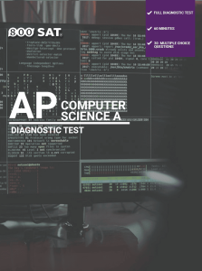 AP Computer Science A Diagnostic Test