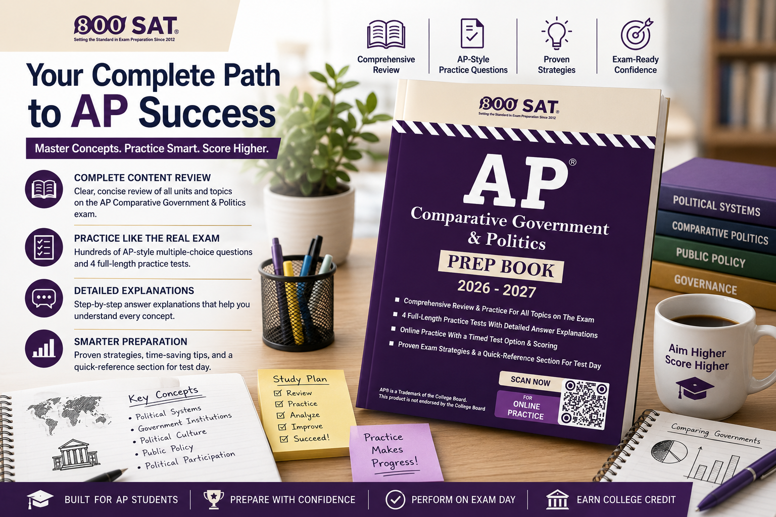 The Ultimate AP Comparative Government and Politics Study Guide (2026–2027)